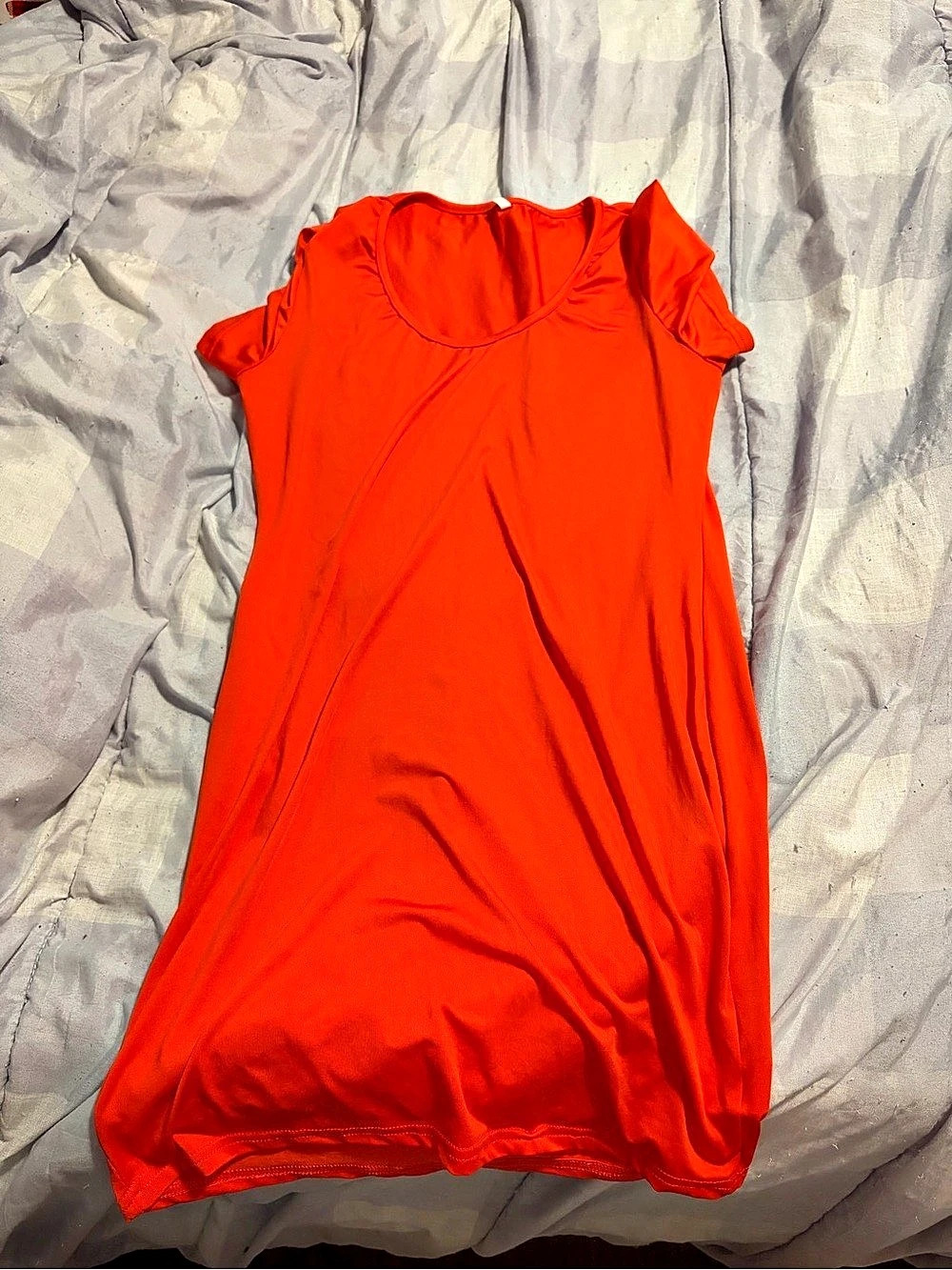 Orange Mini Dress Like New